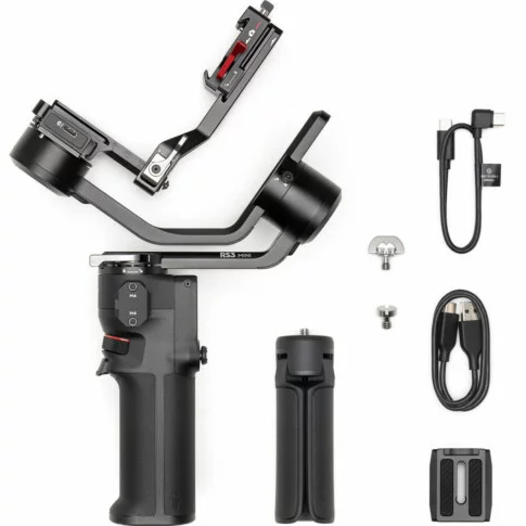 DJI RS 3 Mini Gimbal Stabilizer for Mirrorless Cameras – 2kg Payload, Imported 6 Months Warranty