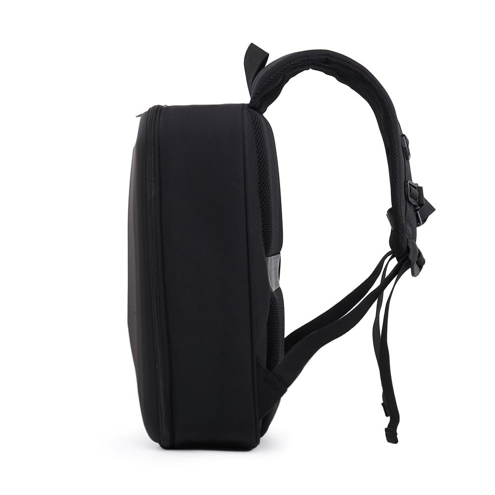 Nylon Carrying Case Bag For Dji Mini 4 Pro & Accessories, Compact Bike Travel Protection With Eva Foam Backpack (Black) - Image 3