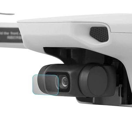 Tempered Glass Gimble Lens Protector for DJI Mavic Mini/Mini 2/ SE/ 4K Drone,2.5D Round Edges 0.2mm 9H Hardness Tempered Glass Lens Saver Accessory Anti-Scratch [2 Glasses]