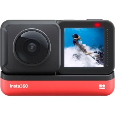 Insta360 ONE R 360 Edition, 5.7K30 fps Auto-Stitched 360 Videos, Modular Lens