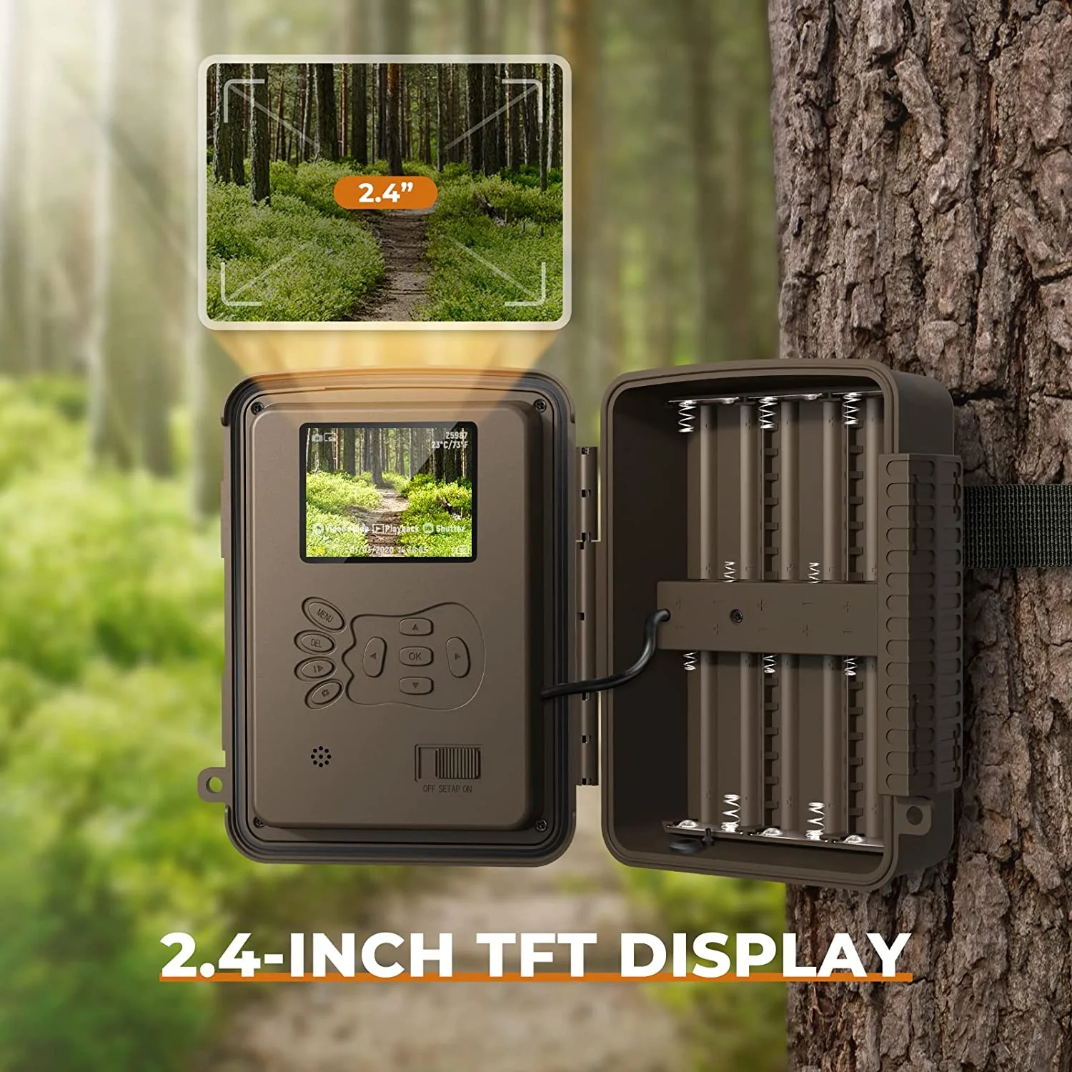4K Trail Camera with 32MP Photo & 0.2s Trigger Time - Image 4