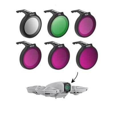 ND Filters 6-in-1 Set For DJI Neo – Multi-Coated German Glass, Premium Lens Protection for Crystal-Clear Shots Filming Accessories (6 in 1 Set)