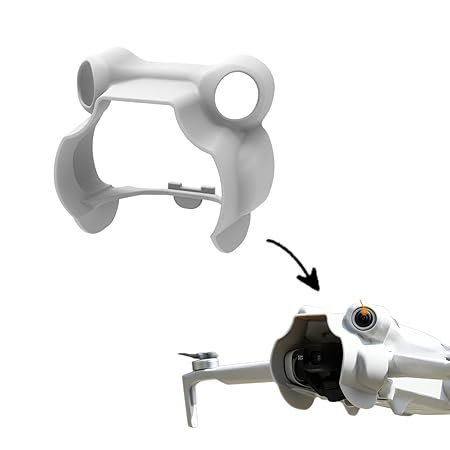 Lens Hood Sun shade & Crash Protection Gimbal cap for Dji Mini 4 Pro Accessories (Gray)