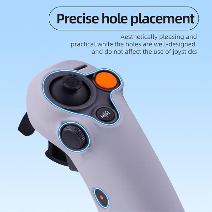 Silicone Cover Case for DJI Avata 2/ Neo Motion Remote Controller 3 Scratch Protection Assessories (Grey/Black) - Image 7
