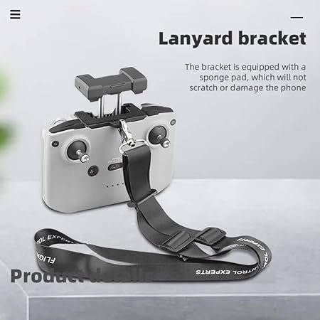 Neck Strap For Dji Flip, Neo, Mini 2, Mavic Air2, Air 2s, Mavic 3 N1RC/ N2RC/ N3RC Remote Controller Safety Holder Accessories (Black) - Image 5