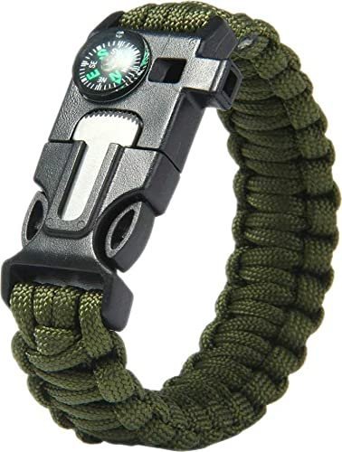 Flyworld Multi Functional Army Survival Paracord Bracelet