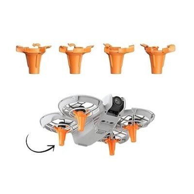 Height Extender Compatible with DJI Neo - 10mm Landing Gear Leg Extensions, Stable and Durable Protection for Smooth Takeoffs and Landings Accessories (Neon Orange)