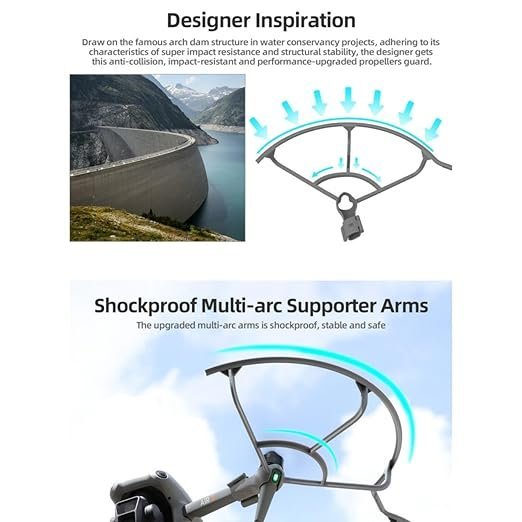 Propeller Guard For Dji Mavic Air 3/ 3S Wings Scratch Protector integrated Guard Protection Accessories - Image 3