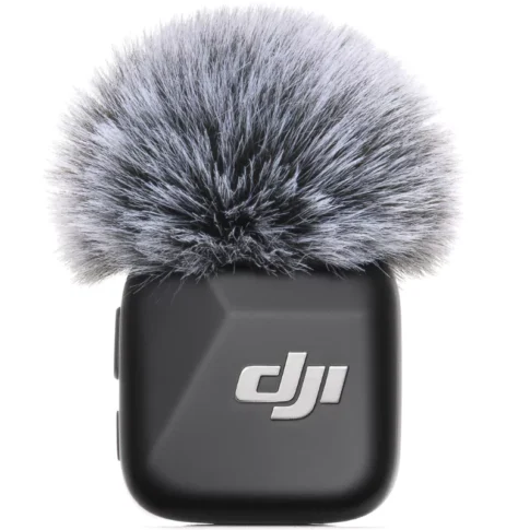 DJI Mic Mini Clip-On Transmitter with Built-In Microphone (2.4 GHz, Infinity Black) - Image 6
