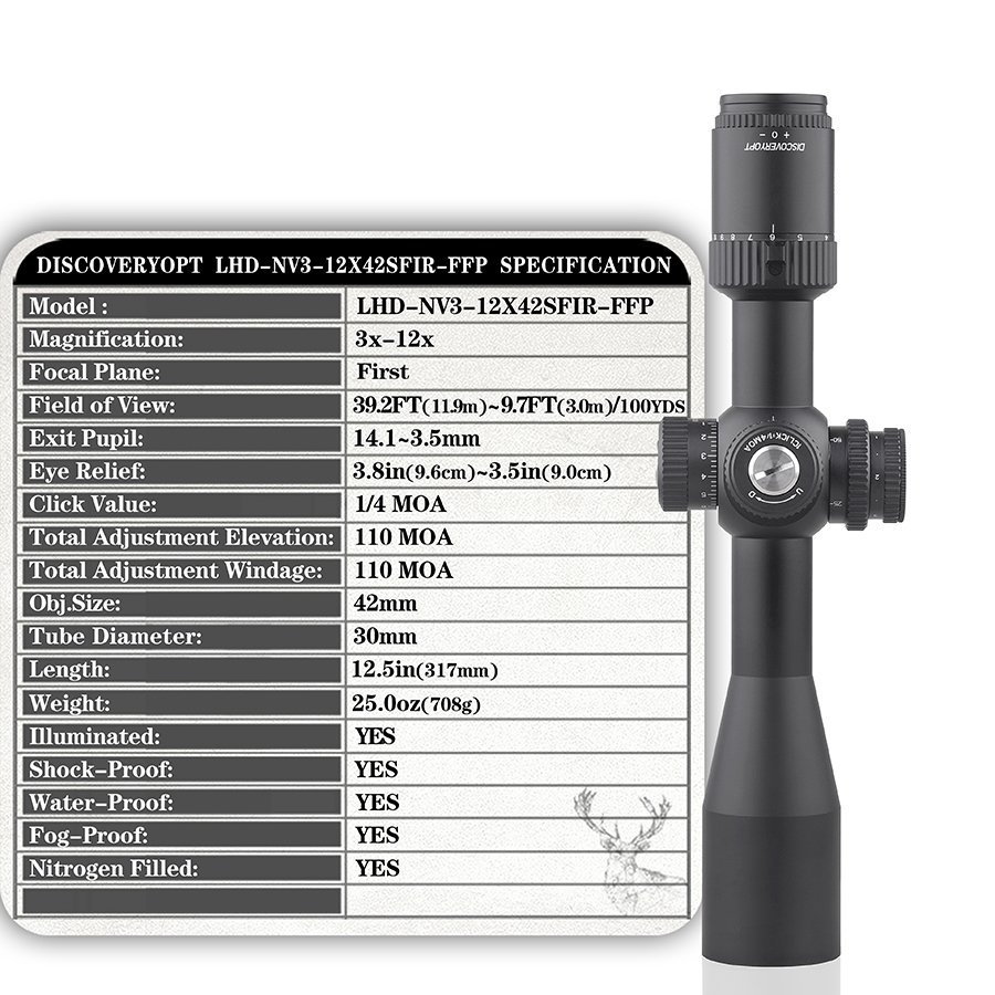 DISCOVERY LHD-NV 3-12X42 SFIR FFP - Image 8