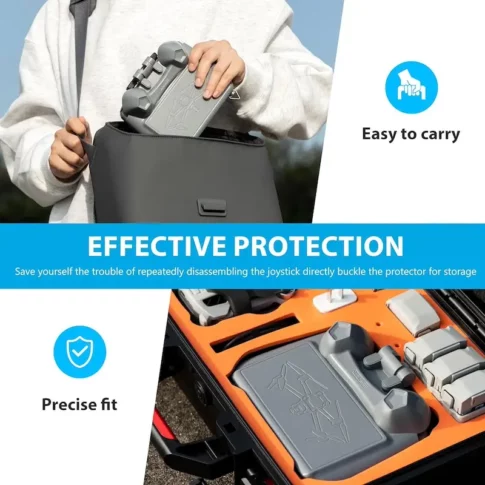 DJI RC2 Remote Sleeve Cover and Sunhood Shade Protector, 2 in 1 Protection Cover - Image 2