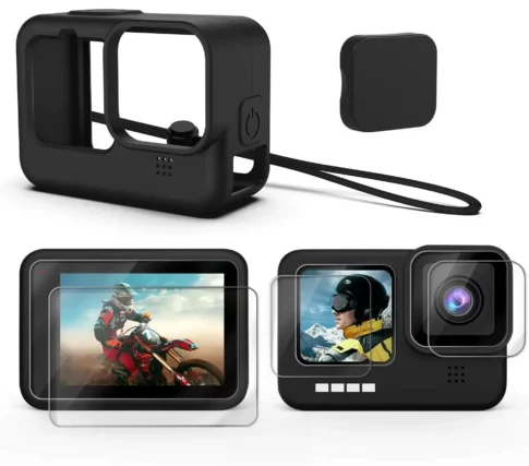 Gopro hero 12 Pro Bundle Kit (Carry Case + Monopod + Memory Card + Safety Protection Kit) - Image 4